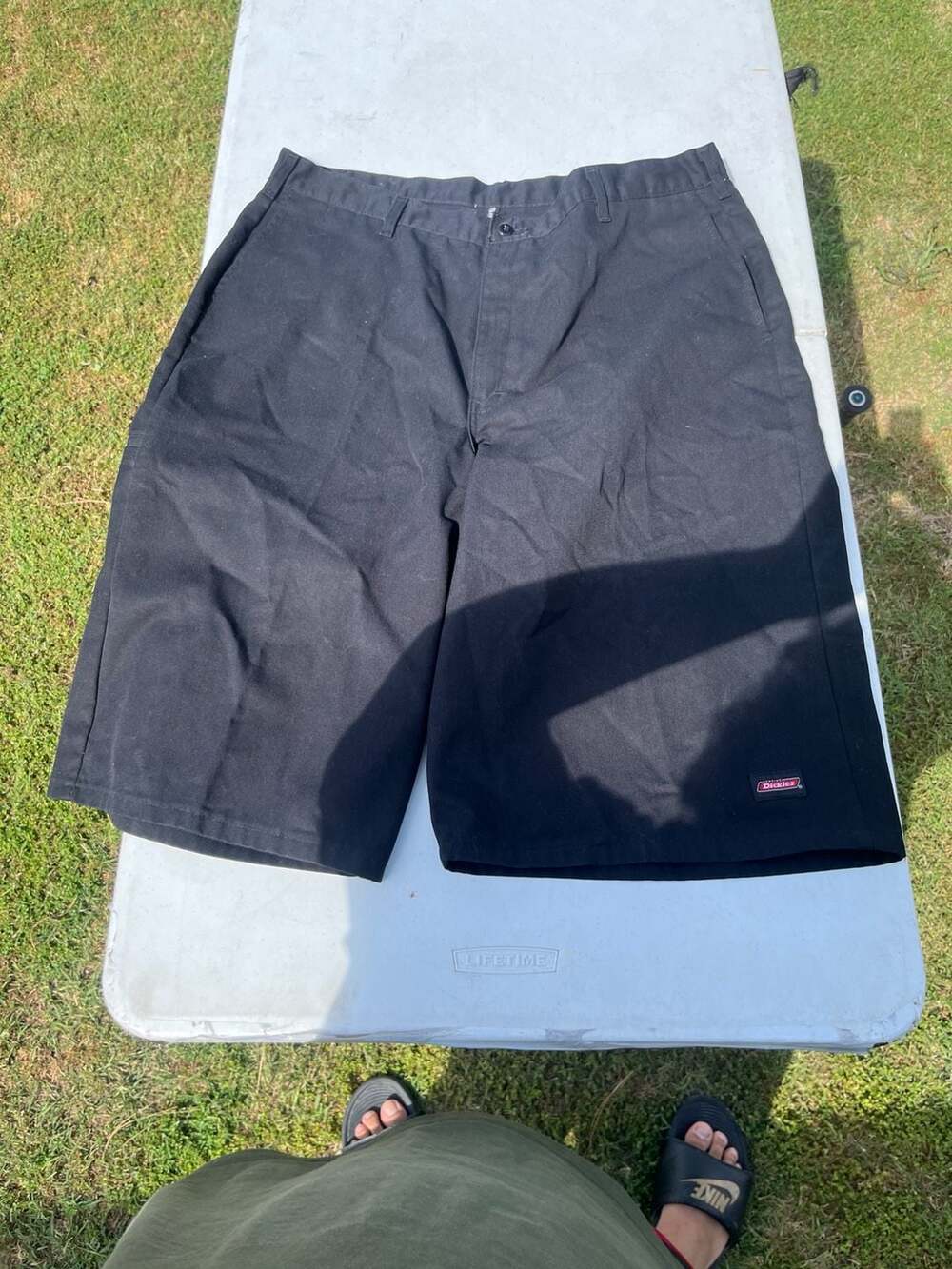 Dickies Loose Fit Multi-Pocket Work Shorts Black Size 40